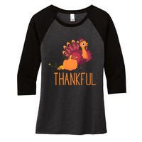 Thankful Women's Tri-Blend 3/4-Sleeve Raglan Shirt