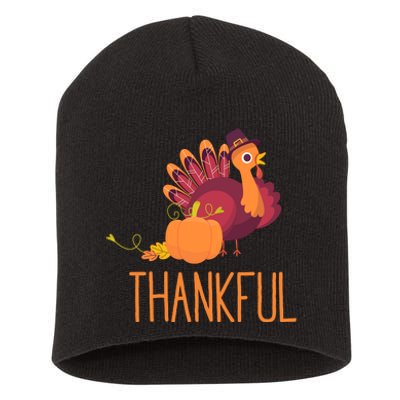 Thankful Short Acrylic Beanie