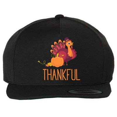 Thankful Wool Snapback Cap