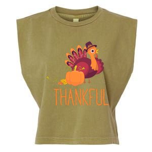 Thankful Garment-Dyed Women's Muscle Tee