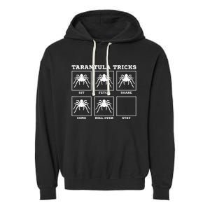 Tarantula Tricks Hairy Spiders Ntomophile Entomologist Garment-Dyed Fleece Hoodie