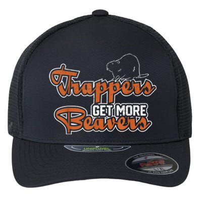 Trapper Trapping Hunting Trap Trappers Hunter Flexfit Unipanel Trucker Cap