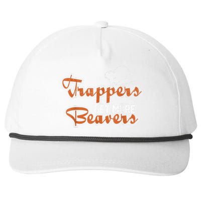 Trapper Trapping Hunting Trap Trappers Hunter Snapback Five-Panel Rope Hat