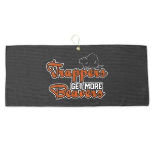 Trapper Trapping Hunting Trap Trappers Hunter Large Microfiber Waffle Golf Towel