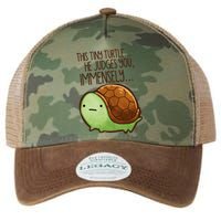 This Turtle.. He Judges You. Legacy Tie Dye Trucker Hat