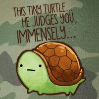 This Turtle.. He Judges You. Legacy Tie Dye Trucker Hat
