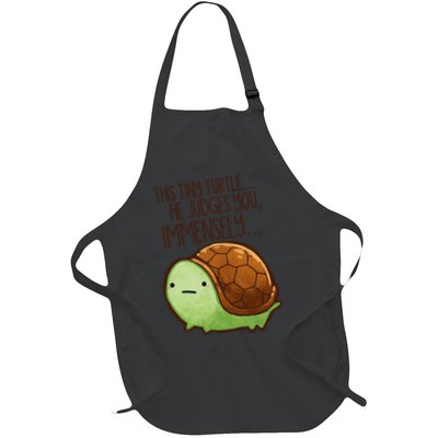 This Turtle.. He Judges You. Apron
