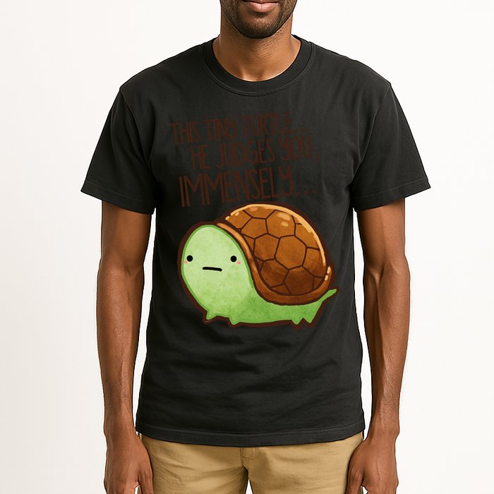 This Turtle.. He Judges You. Tall T-Shirt