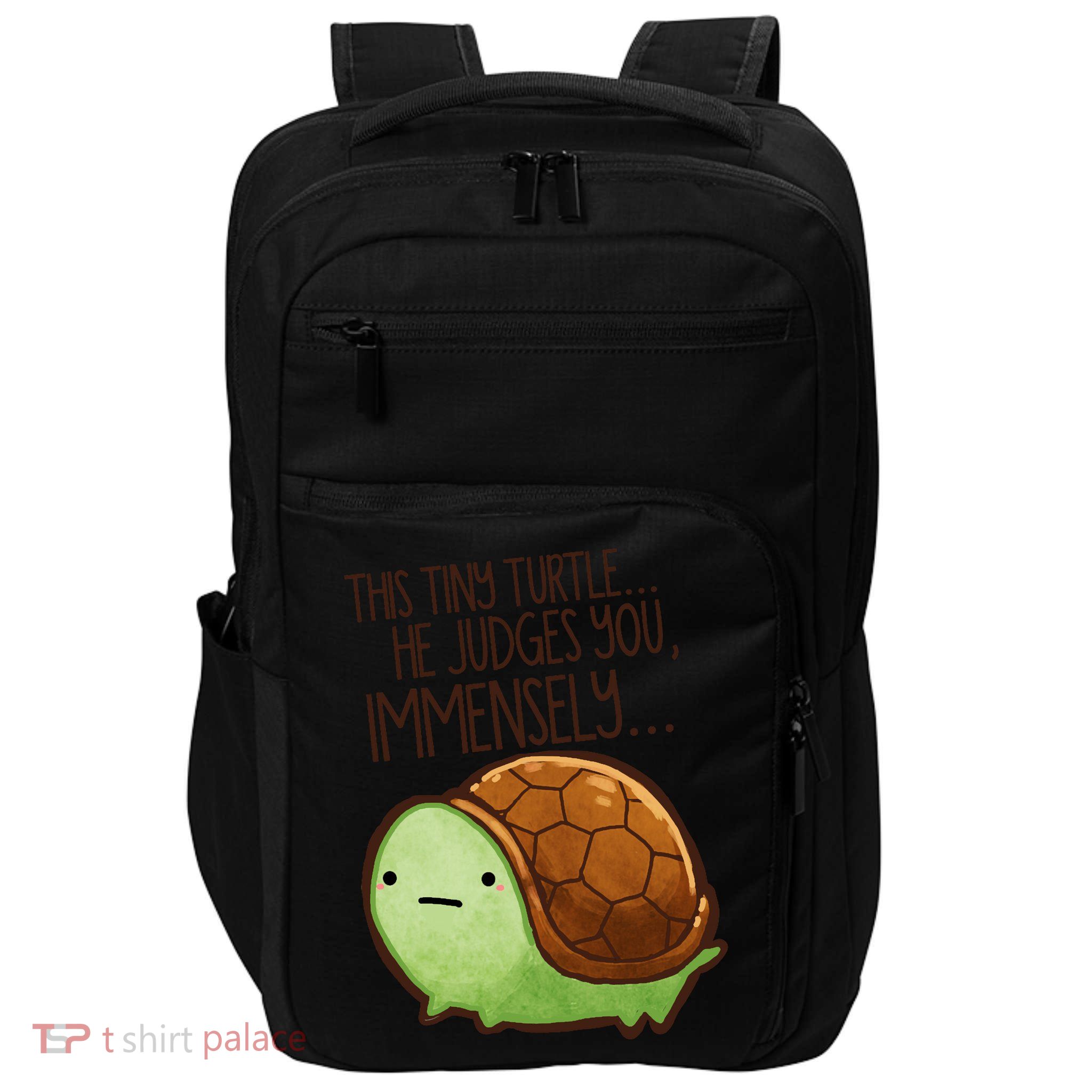 This Turtle.. He Judges You. Impact Tech Backpack