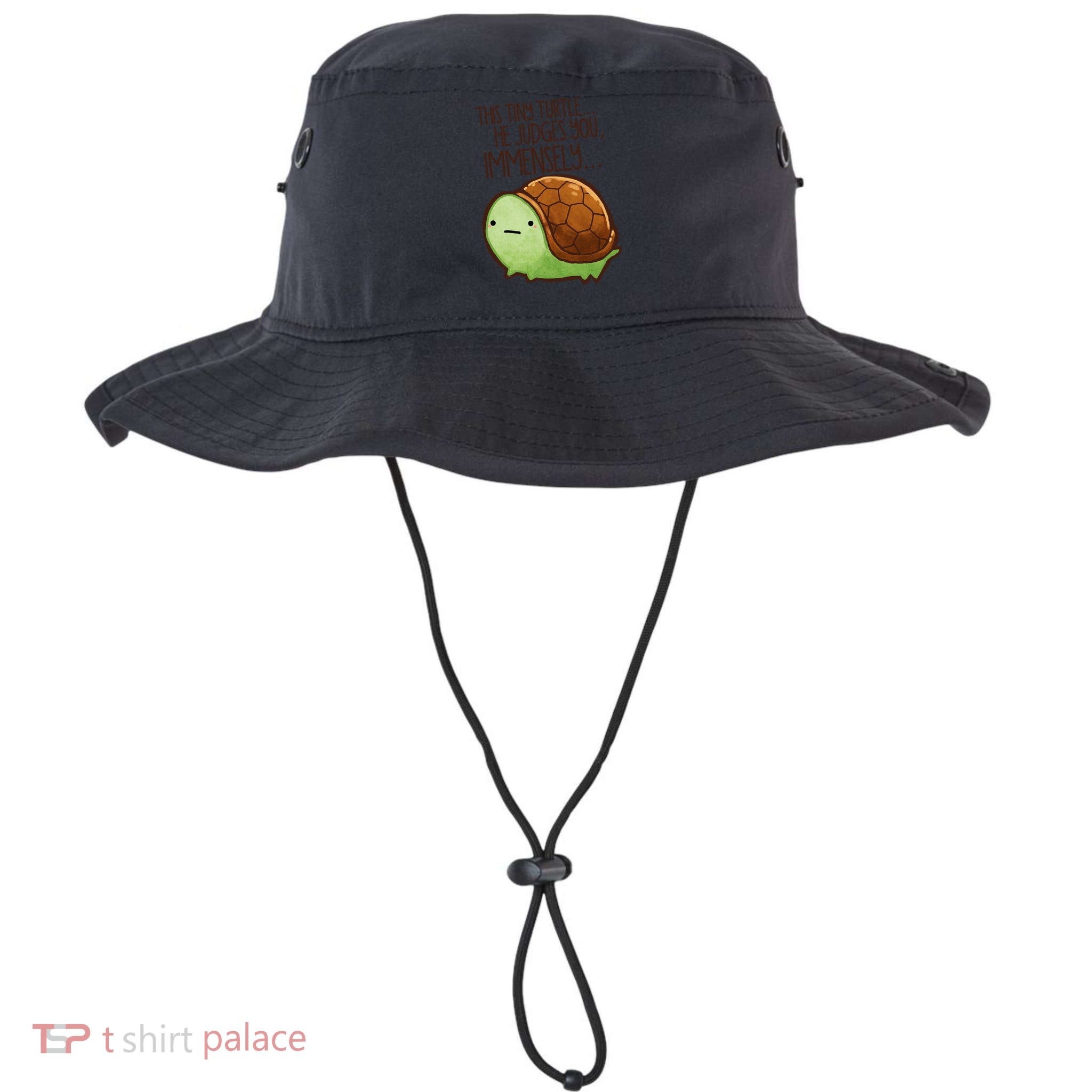 This Turtle.. He Judges You. Bucket Hat