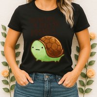 This Turtle.. He Judges You. Womens T-Shirt