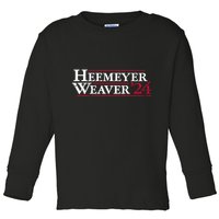 Tristar Trading Heemeyer & Weaver 2024 Killdozer For President Toddler Long Sleeve Shirt