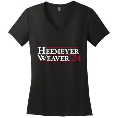 Tristar Trading Heemeyer & Weaver 2024 Killdozer For President Women's V-Neck T-Shirt