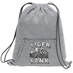 Tiger Tank Historical World War 2 Ww2 German Panzer History Sweatshirt Cinch Pack Bag