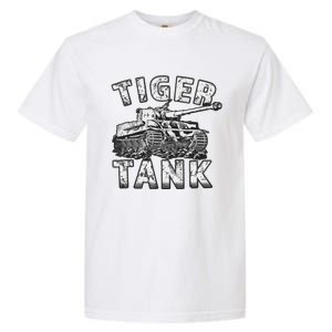 Tiger Tank Historical World War 2 Ww2 German Panzer History Garment-Dyed Heavyweight T-Shirt