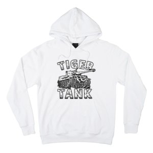 Tiger Tank Historical World War 2 Ww2 German Panzer History Hoodie