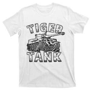 Tiger Tank Historical World War 2 Ww2 German Panzer History T-Shirt