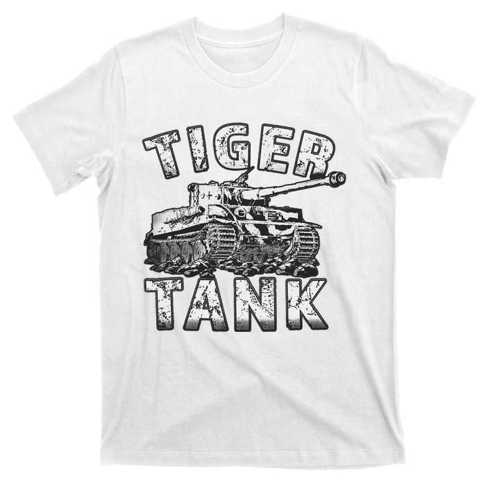 Tiger Tank Historical World War 2 Ww2 German Panzer History T-Shirt