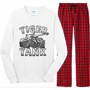 Tiger Tank Historical World War 2 Ww2 German Panzer History Long Sleeve Pajama Set