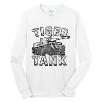 Tiger Tank Historical World War 2 Ww2 German Panzer History Tall Long Sleeve T-Shirt