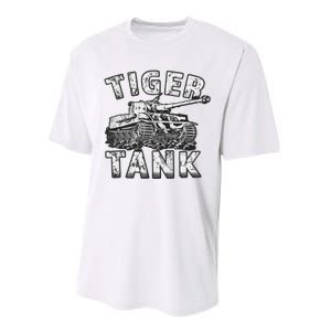 Tiger Tank Historical World War 2 Ww2 German Panzer History Performance Sprint T-Shirt