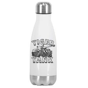 Tiger Tank Historical World War 2 Ww2 German Panzer History Stainless Steel Insulated Water Bottle