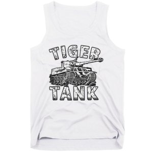 Tiger Tank Historical World War 2 Ww2 German Panzer History Tank Top