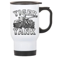 Tiger Tank Historical World War 2 Ww2 German Panzer History Stainless Steel Travel Mug