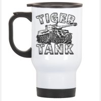 Tiger Tank Historical World War 2 Ww2 German Panzer History Stainless Steel Travel Mug