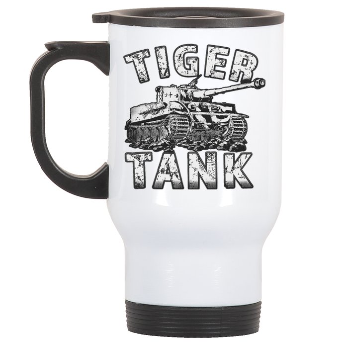 Tiger Tank Historical World War 2 Ww2 German Panzer History Stainless Steel Travel Mug