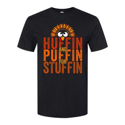 Turkey Trot Huffin And Puffin For Stuffin Softstyle® CVC T-Shirt