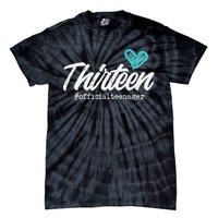 Thirteen Teenager Heart Cute 13th Birthday Tie-Dye T-Shirt