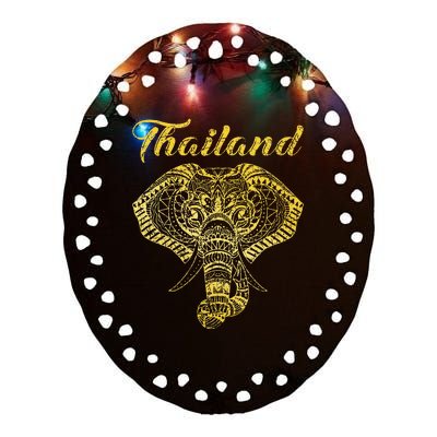 Thailand Ceramic Oval Ornament