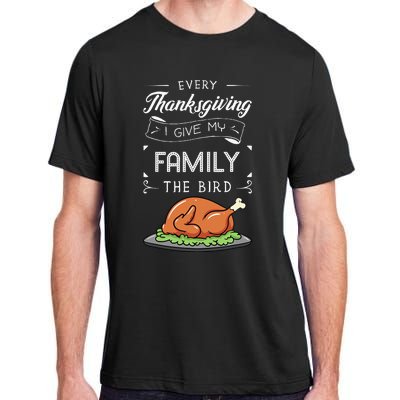 Thanksgiving Turkey Holiday Feast Harvest Blessing Gift Idea Adult ChromaSoft Performance T-Shirt