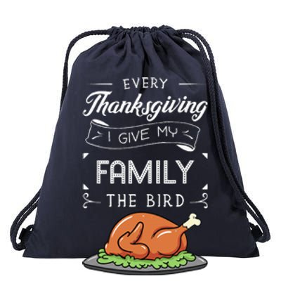 Thanksgiving Turkey Holiday Feast Harvest Blessing Gift Idea Drawstring Bag