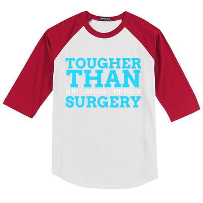 TOUGHER THAN HIP LABRAL REPAIR SURGERY Kids Colorblock Raglan Jersey