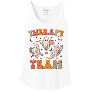 Therapy Team Halloween Slp Ot Pt Ladies Essential Tank