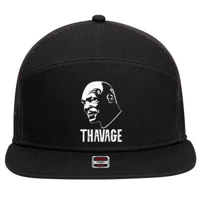 Thavage 7 Panel Mesh Trucker Snapback Hat