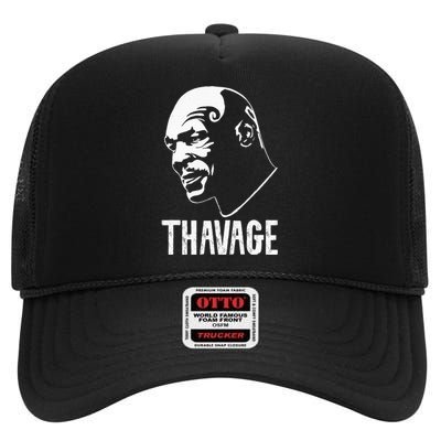 Thavage High Crown Mesh Back Trucker Hat