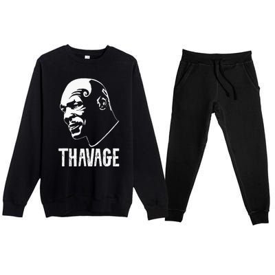 Thavage Premium Crewneck Sweatsuit Set