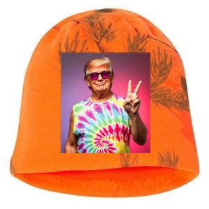 Trump Tiedye Hippie Sunglasses – Funny Peace Symbol Donald Kati - Camo Knit Beanie