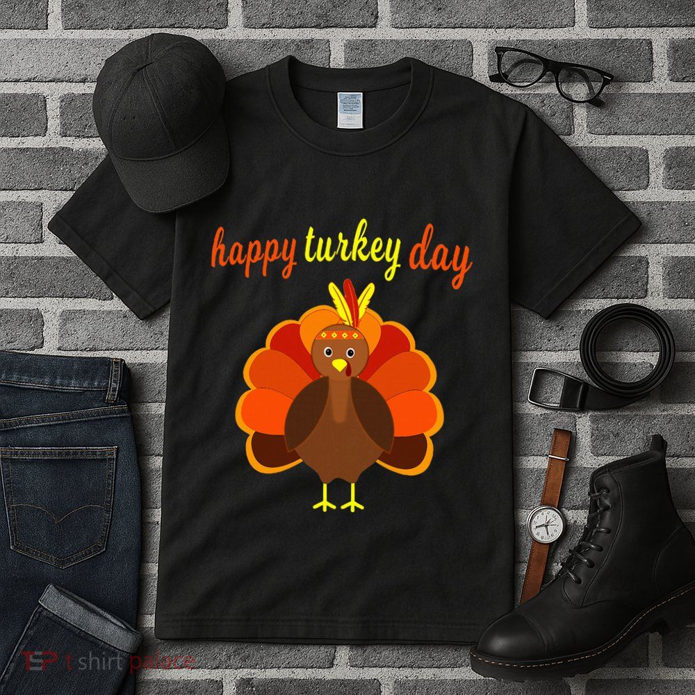 Thanksgiving Turkey Happy Turkey Day Tall T-Shirt