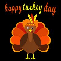 Thanksgiving Turkey Happy Turkey Day 16 in Basic Backpack