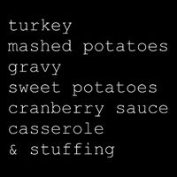 Turkey Thanksgiving Holiday Food Guide Baby Bodysuit