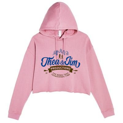 Thea&Jim Crop Fleece Hoodie