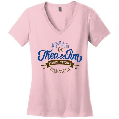 Thea&Jim Women's V-Neck T-Shirt