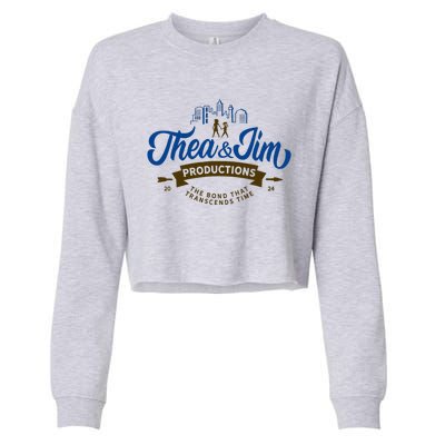 Thea&Jim Cropped Pullover Crew