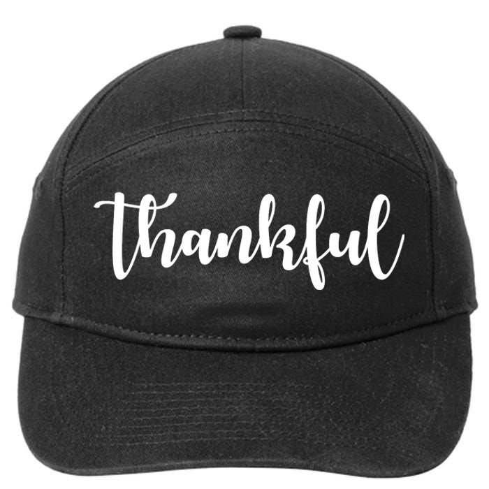 Thankful 7-Panel Snapback Hat