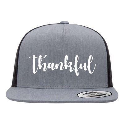 Thankful Flat Bill Trucker Hat