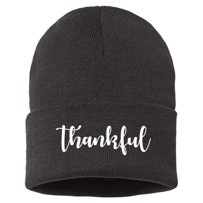 Thankful Sustainable Knit Beanie